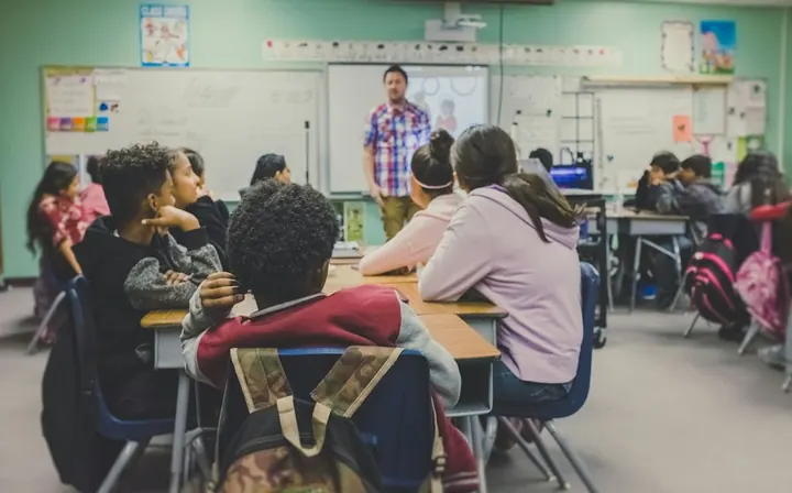 Bright early-learning classroom